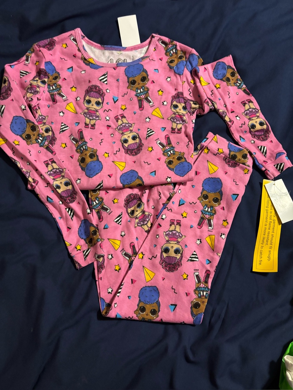 L.O.L. Surprise! Pink Character Print Long-Sleeve Pajama Set